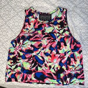 Neon workout tank top